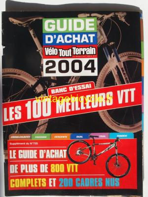 VELO TOUT TERRAIN 2004 - 00 - Guide d'achat 2004