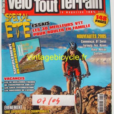 VELO TOUT TERRAIN 2004 - 07 - N°82 juillet / aout 2004