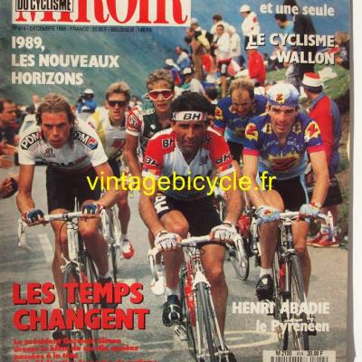 MIROIR DU CYCLISME 1988 - 12 - N°414 decembre 1988