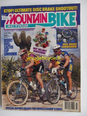 MOUNTAIN BIKE ACTION 1994 - 07 - N° 7 juillet 1994