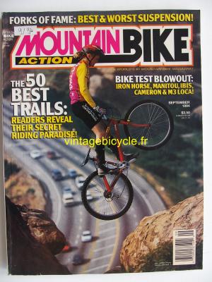 MOUNTAIN BIKE ACTION 1994 - 09 - N° 9 septembre 1994