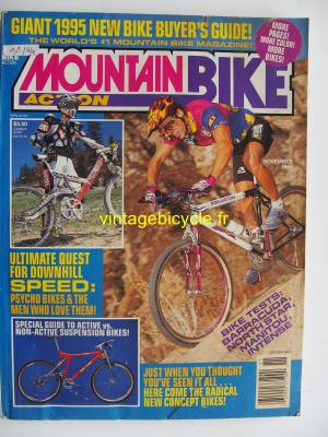 MOUNTAIN BIKE ACTION 1994 - 11 - N° 11 novembre 1994