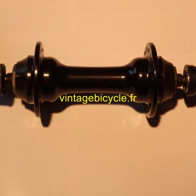 FRONT Hub Aluminum black anodized 100mm 32h NOS