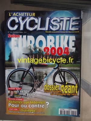 L'ACHETEUR CYCLISTE 2004 - 10 - N°16 octobre 2004