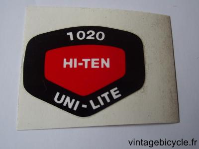 HI-TEN 1020 UNI-LITE ORIGINAL Tubes autocollants NOS