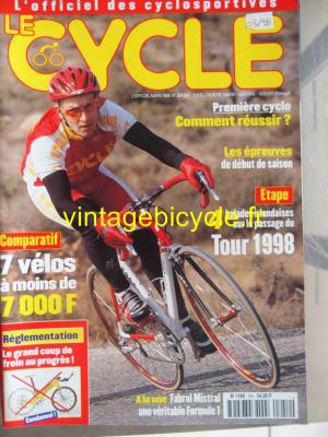 LE CYCLE l'officiel 1998 - 03 - N°254 mars 1998