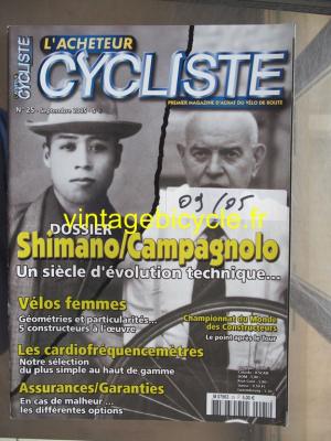 L'ACHETEUR CYCLISTE 2005 - 09 - N°25 septembre 2005