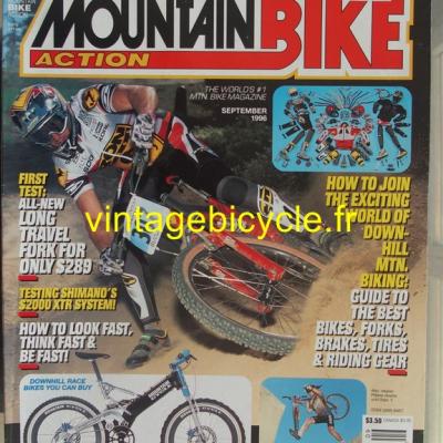 MOUNTAIN BIKE ACTION 1996 - 09 - N° 09 septembre 1996