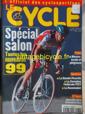 LE CYCLE l'officiel 1998 - 10 - N°260 octobre 1998