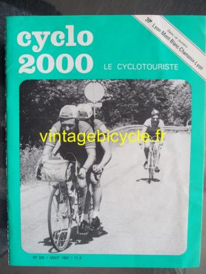 CYCLO 2000 - 1982 - 08 - N°334 aout 1982
