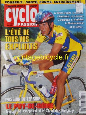 CYCLO PASSION 1995 - 08 - N°09 aout 1995