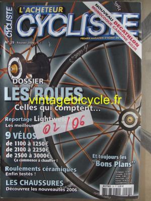 L'ACHETEUR CYCLISTE 2006 - 02 - N°29 fevrier 2006