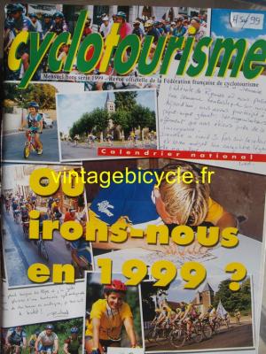 Cyclotourisme 1999 - 00 - N° HORS SERIE 1999