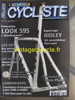 L'ACHETEUR CYCLISTE 2006 - 06 - N°33 juin 2006