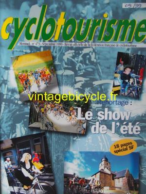 Cyclotourisme 1999 - 09 - N°473 septembre 1999