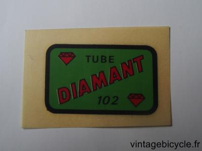 DIAMANT 102 ORIGINAL Bicycle Frame Tubing STICKER NOS