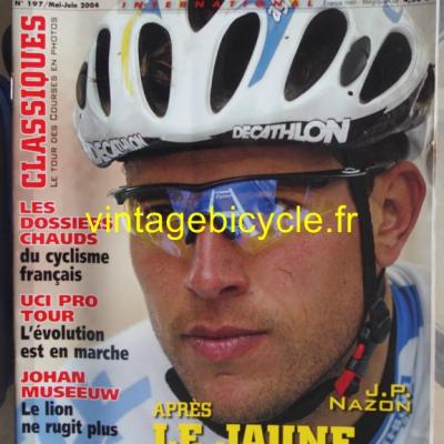 CYCLISME INTERNATIONAL 2004 - 05 - N°197 mai / juin 2004