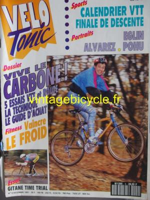 VELO TONIC 1991 - 12 - N°9 decembre 1991