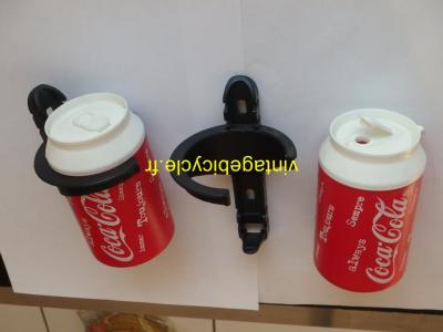 ELITE COCA-COLA bottle and bottle cage. NOS