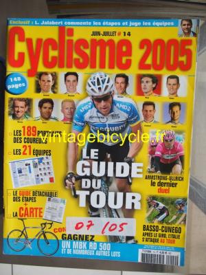 CYCLISME 2005 - 06 - N°14 juin / juillet 2005