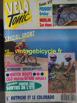 VELO TONIC 1992 - 07 - N°16 juillet 1992