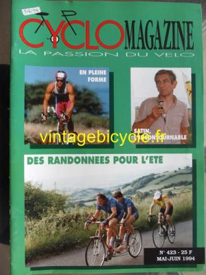 CYCLO MAGAZINE 1994 - 05 - N°423 mai / juin 1994