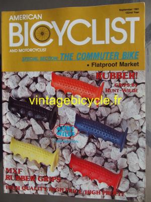 AMERICAN BICYCLIST - 1981 - 09 - N°9 septembre 1981