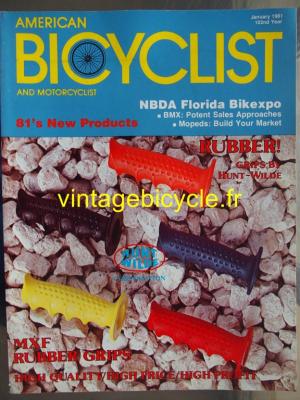 AMERICAN BICYCLIST - 1981 - 01 - N°1 janvier 1981