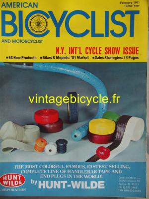 AMERICAN BICYCLIST - 1981 - 02 - N°2 fevrier 1981