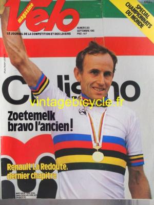 VELO 1985 - 09 - N°203 septembre 1985