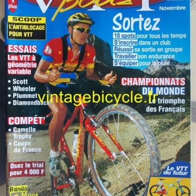 VELO TOUT TERRAIN 1998 - 11 - N°18 novembre 1998