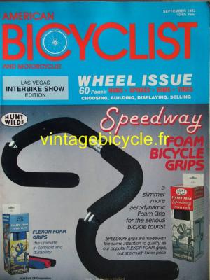 AMERICAN BICYCLIST - 1983 - 09 - N°9 septembre 1983