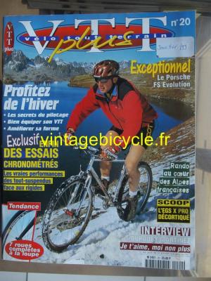 VELO TOUT TERRAIN 1999 - 01 - N°20 janvier / fevrier 1999