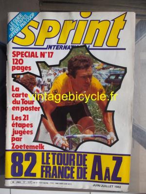 SPRINT INTERNATIONAL 1982 - 06 - N°17 juin / juillet 1982