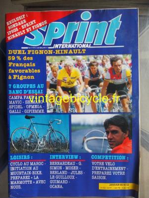 SPRINT INTERNATIONAL 1985 - 01 - N°52 janvier 1985