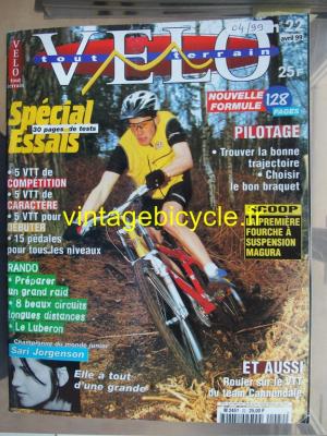 VELO TOUT TERRAIN 1999 - 04 - N°22 avril 1999