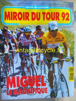 MIROIR DU CYCLISME 1992 - 08 - N°458 aout 1992