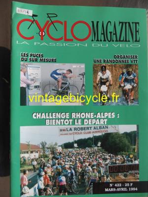 CYCLO MAGAZINE 1994 - 03 - N°422 mars / avril 1994