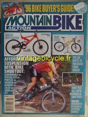 MOUNTAIN BIKE ACTION 1995 - 01 - N° 11 novembre 1995