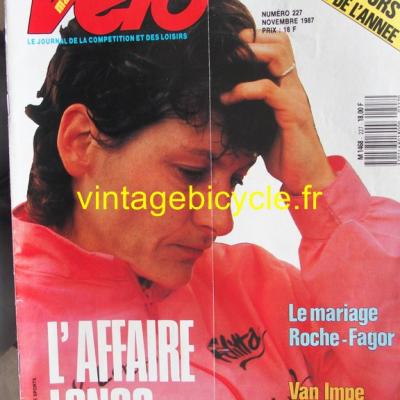 VELO 1987 - 11 - N°227 novembre 1987
