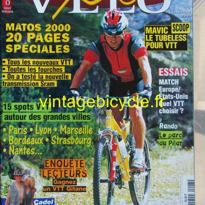 VELO TOUT TERRAIN 1999 - 09 - N°27 septembre 1999