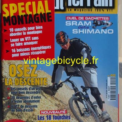 VELO TOUT TERRAIN 2001 - 08 - N°49 aout 2001