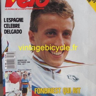 VELO 1988 - 09 - N°236 septembre 1988