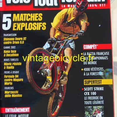 VELO TOUT TERRAIN 2001 - 11 - N°52 novembre 2001