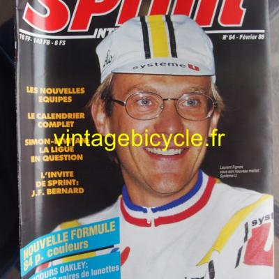 SPRINT INTERNATIONAL 1986 - 02 - N°64 fevrier 1986