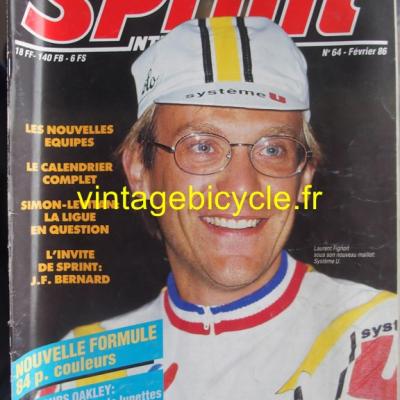 SPRINT INTERNATIONAL 1986 - 02 - N°64 fevrier 1986