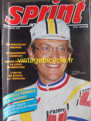 SPRINT INTERNATIONAL 1986 - 02 - N°64 fevrier 1986