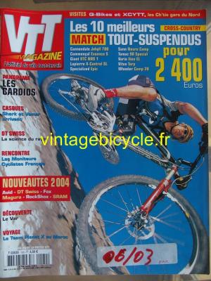 VTT MAGAZINE 2003 - 06 - N°160 juin 2003