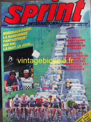 SPRINT INTERNATIONAL 1986 - 06 - N°67 juin 1986