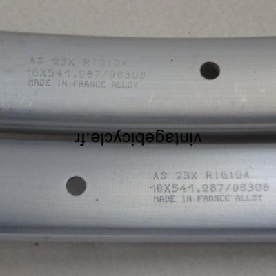 RIGIDA AS23 ALUMINUM 16x541 28h Clincher rim 600. NOS (only 1 rim)